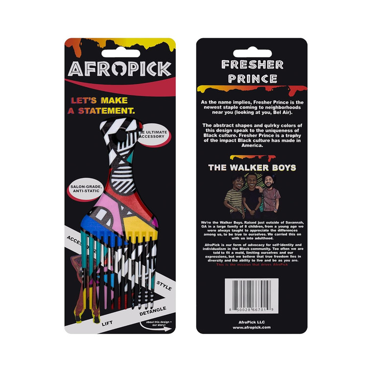 AfroPick Anti-Static Plastic Hair Comb