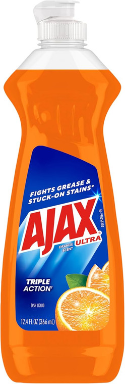 Ajax Liquid Dish Soap, Orange, 12.4oz