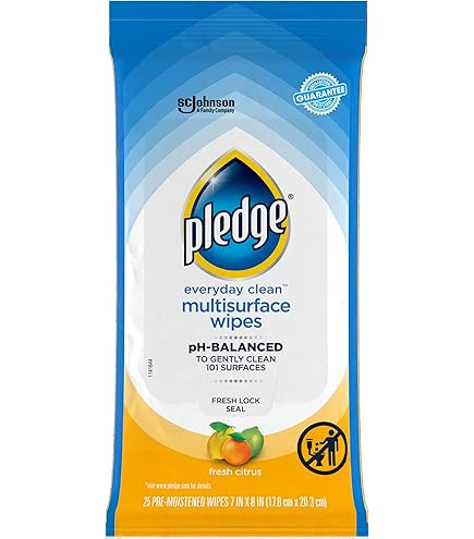 Pledge Multisurface Cleaning Wipes, 25count