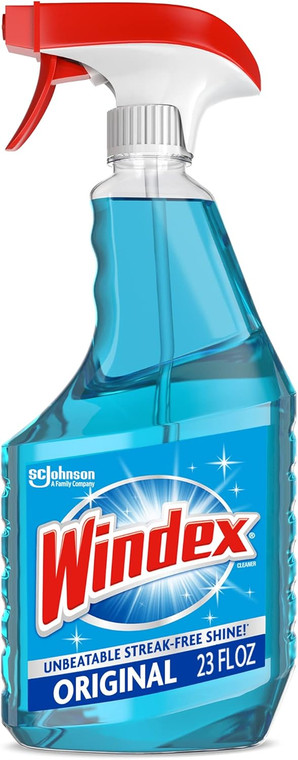 Windex Cleaner Blue Spray, 23oz
