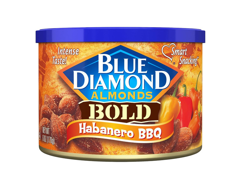 Blue Diamond Almonds, Habanero BBQ, 6oz