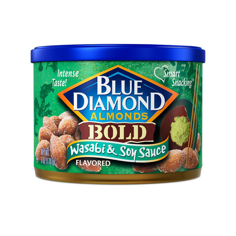 Blue Diamond Almonds, Wasabi & Soy Sauce, 6oz