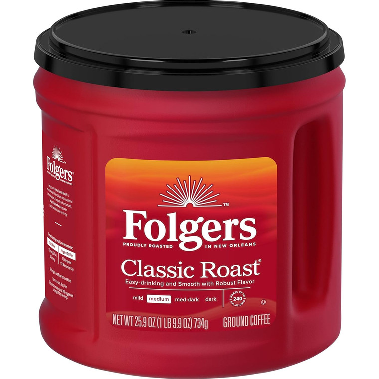 Folgers Classic Roast, 25.9oz