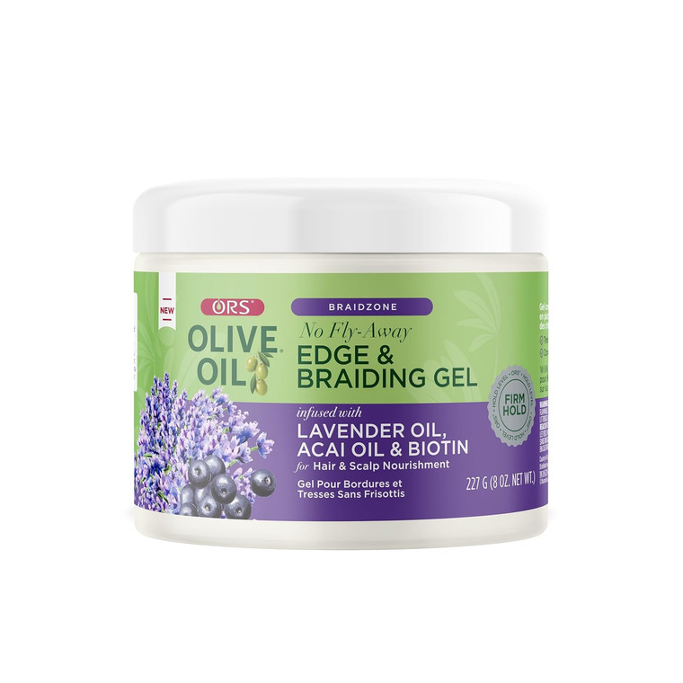 ORS Olive Oil Braidzone Edge & Braiding Gel, 8 OZ