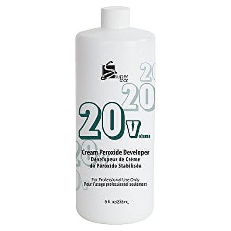 Super Star Stabilized Cream Peroxide Developer 20 Volume, 8 oz