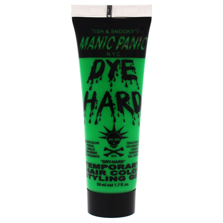 Manic Panic Dye Hard Temporary Hair Color Styling Gel, Electric Lizard, 1.66 oz