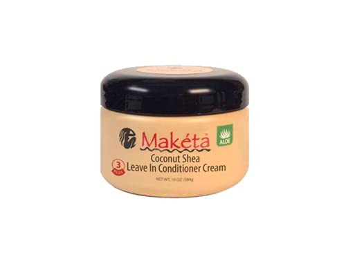 Maketa Coconut Shea Leave in Conditioner Cream, 13 oz