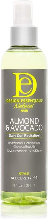 Design Essentials Natural Almond & Avocado Daily Curl Revitalizer, 8 OZ