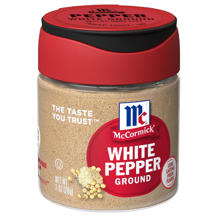 McCormick Ground White Pepper, 1oz