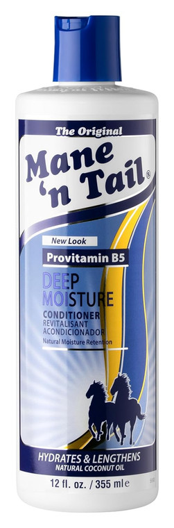 Mane'n Tail Deep Moisturizing Conditioner for Dry, Damaged Hair, 12 oz
