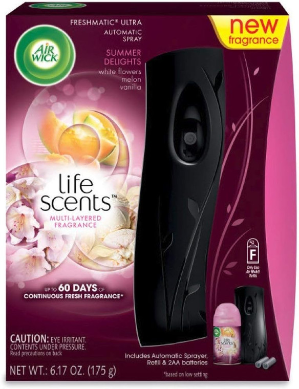Air Wick Automatic Freshener Spray Kit, Summer Delights