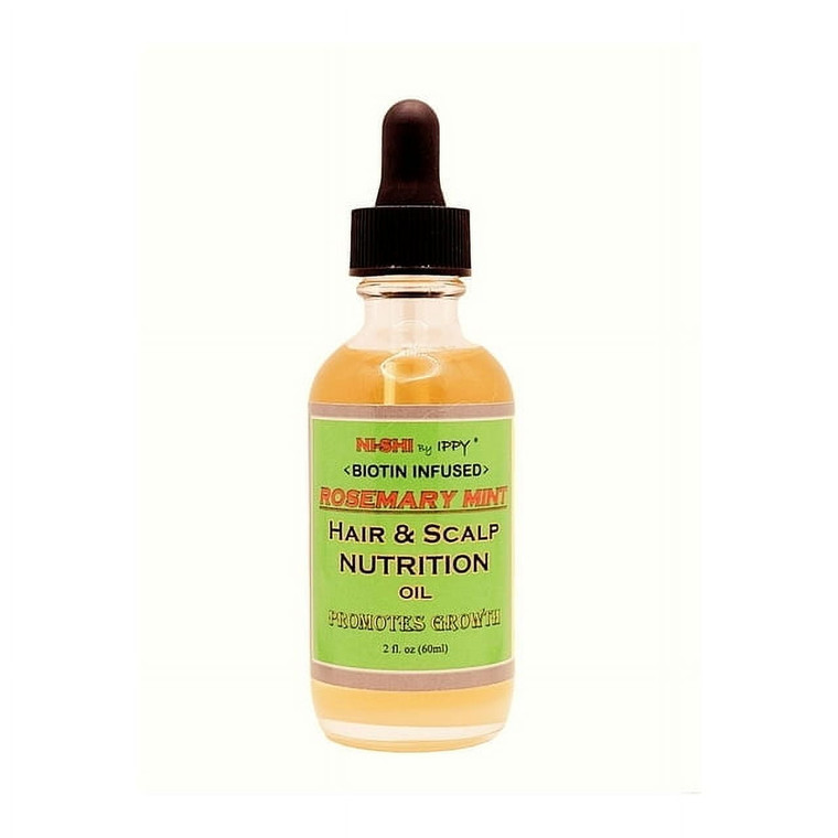 Ippy Rosemary Mint Hair and Scalp Nutrition Oil, 2 Oz