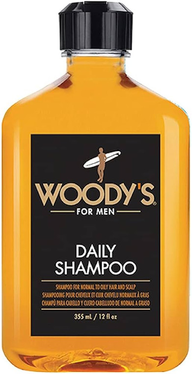 Woody's Daily Shampoo for Men, 12 OZ
