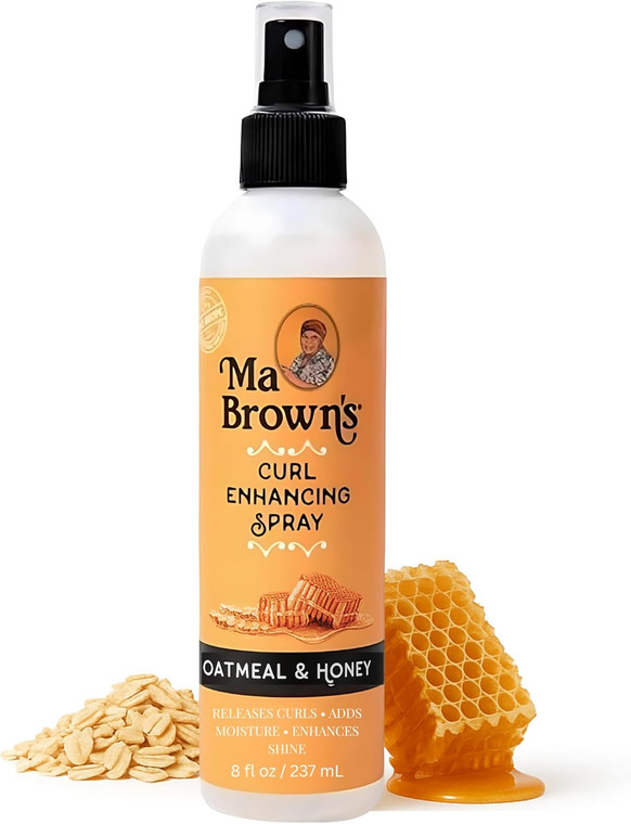 Ma Browns Curl Enhancing Hair Spray with Oatmeal & Honey, 8 oz