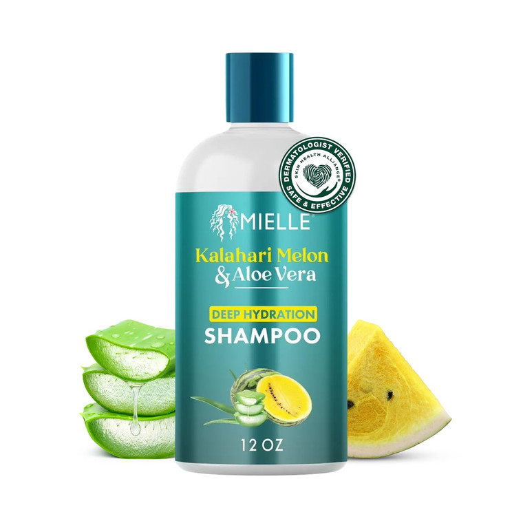 Mielle Organics Kalahari Melon & Aloe Deep Sulfate Free Shampoo, 12 OZ