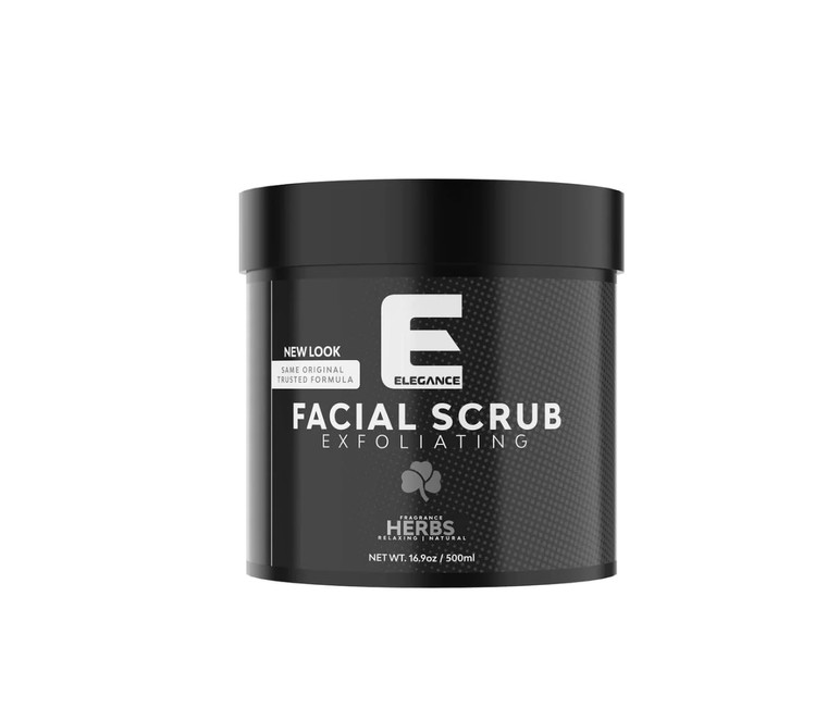 Elegance Natural Face Scrub, 16.9 Oz