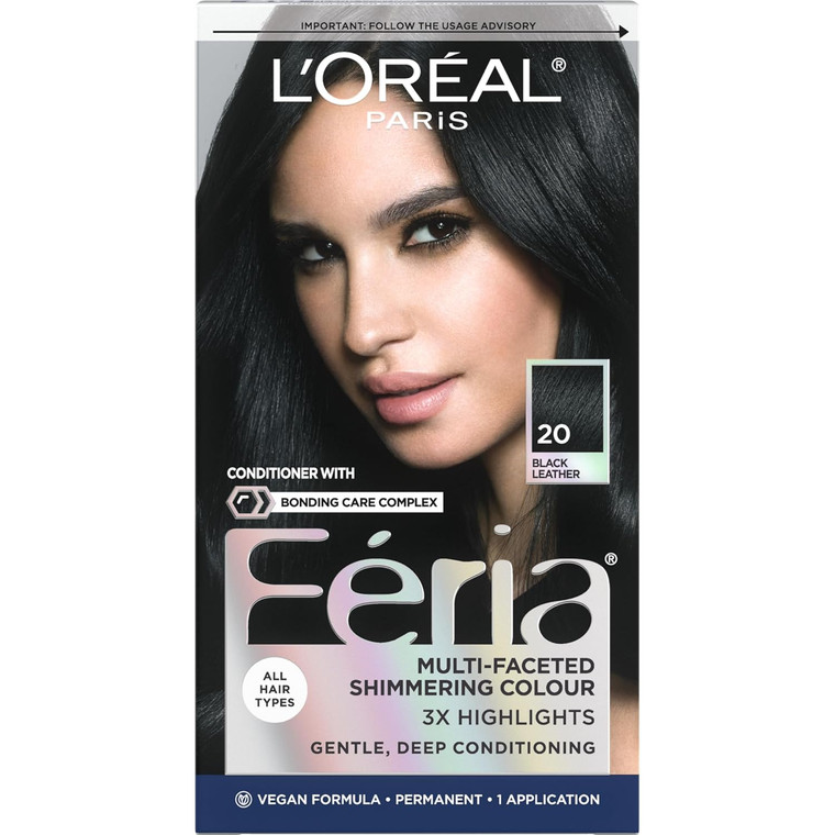 Loreal Paris Feria Multi-Faceted, 20 Black Leather