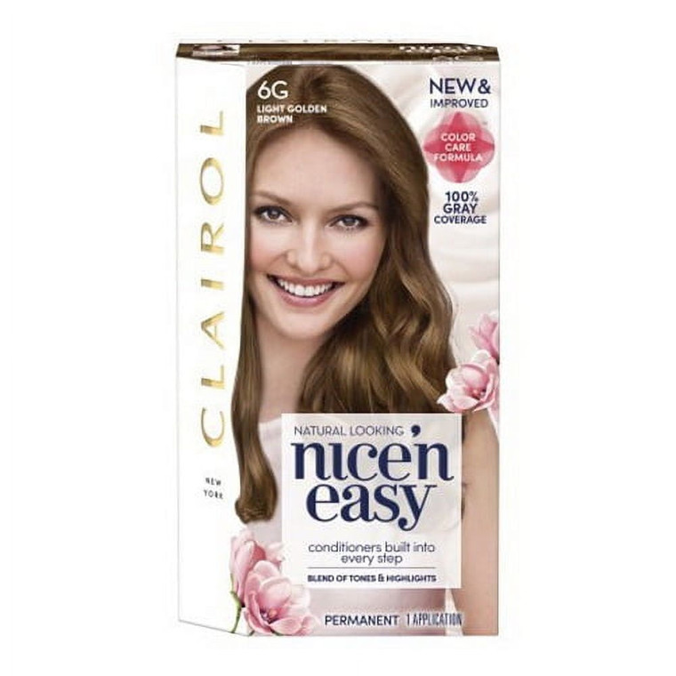 Clairol Permanent Hair Color, 6G Light Golden Brown