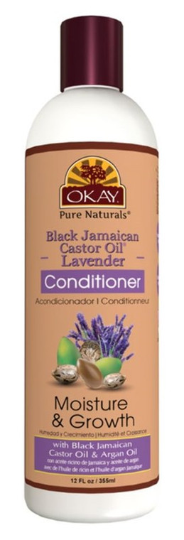 Okay Conditioner Lavender 12Oz Black Jamaican Castor Oil