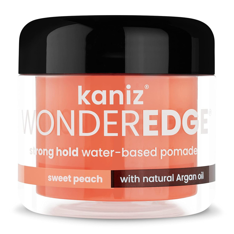 Kaniz Wonderedge Water-Based Pomade Sweet Peach, 4 Oz