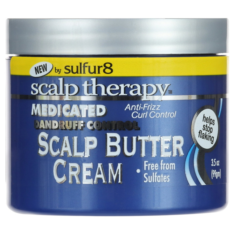 Sulfur8 Scalp Therapy Medicated Scalp Butter Cream, 3.5 oz
