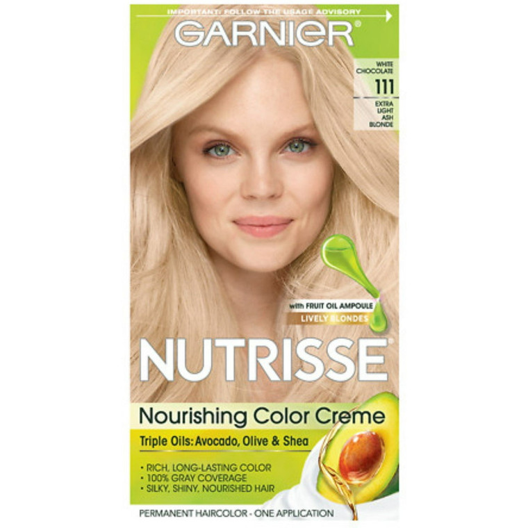 Garnier Nutrisse Hair Color, 111 Extra Light Ash Blonde