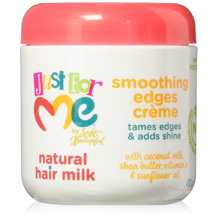 Just For Me Hair Milk Smoothing Edges Creme Hair Styler, 6 OZ