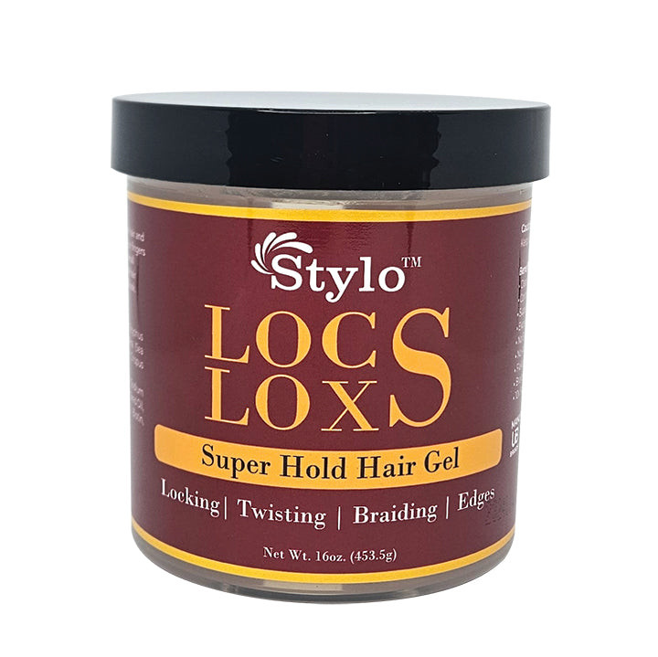 Locs Loxs Super Hold Hair Gel, 16 oz