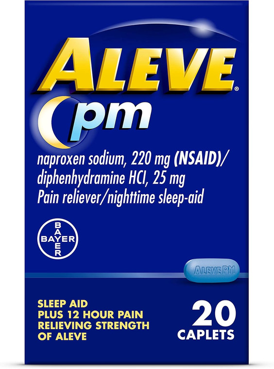 Aleve PM Naproxen Sodium Caplets, 20count