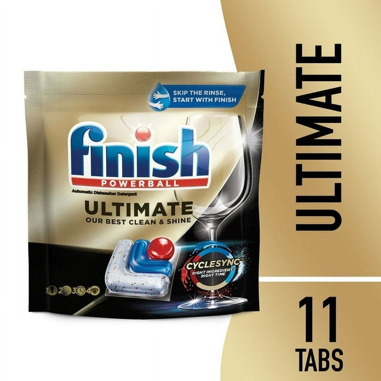Finish Ultimate Dishwasher Detergent, 11count