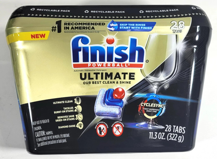 Finish Ultimate Dishwasher Detergent Tabs,  28count