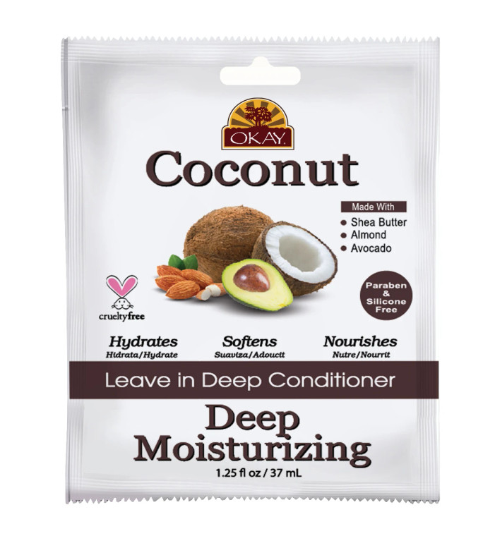 OKAY Coconut Leave in Conditioner, 1.25 oz