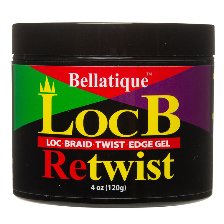 BELLATIQUE Loc B Retwist Loc, Braid, Twist, Edge Gel, 4 oz