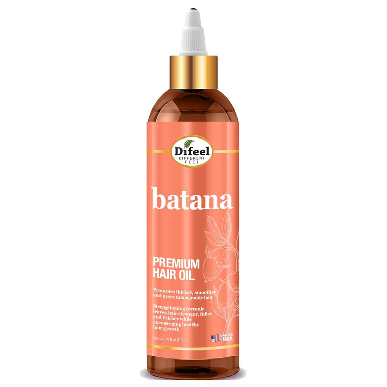Difeel Batana Premium Hair Oil, 8 Oz