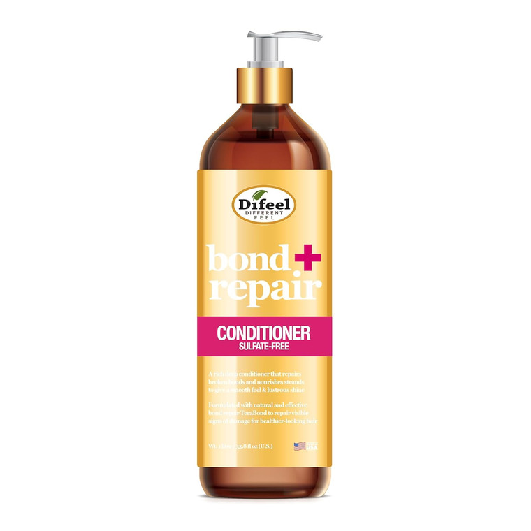 Difeel Bond & Repair Sulfate Free Conditioner, 33.8 oz