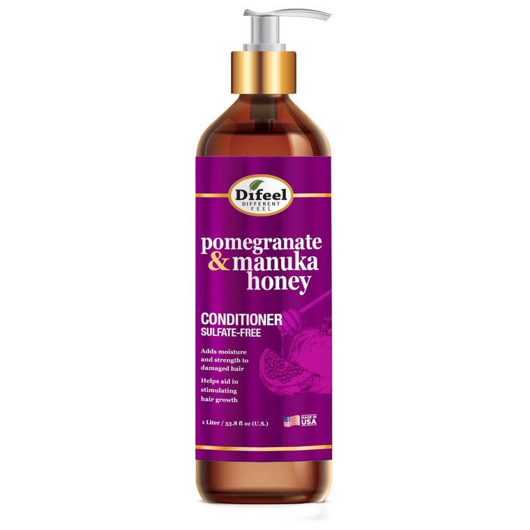 Difeel Pomegranate & Manuka Honey Sulfate-Free Conditioner, 33.8 oz