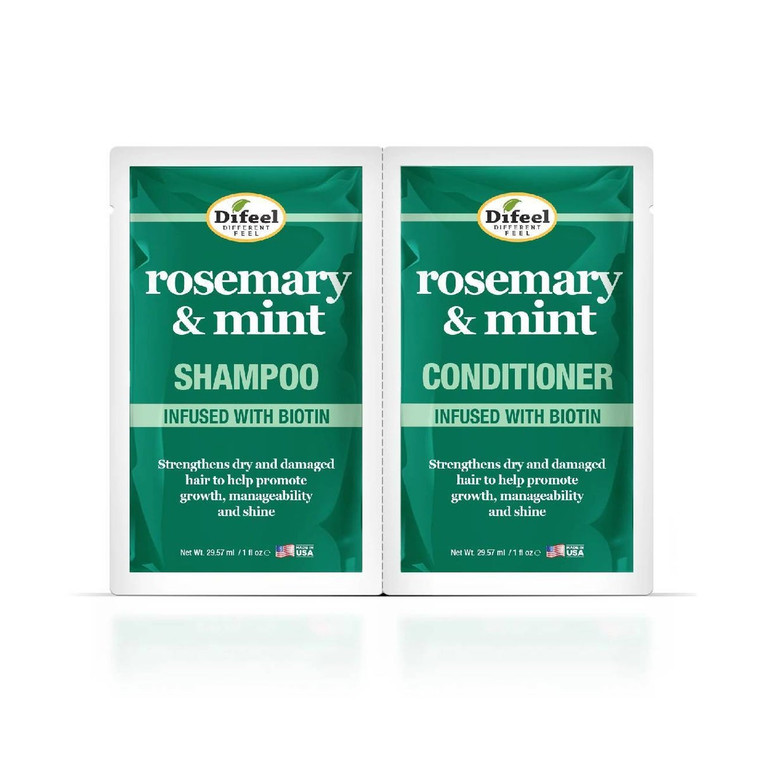 DIFEEL SHAMPOO & CONDITIONER ROSEMARY & MINT 2 ct