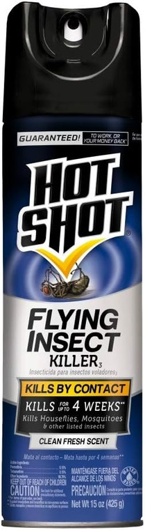 Hot Shot Flying Insect Killer, 15oz