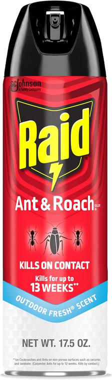 Raid Ant & Roach Outdoor Fresh, 17.5oz
