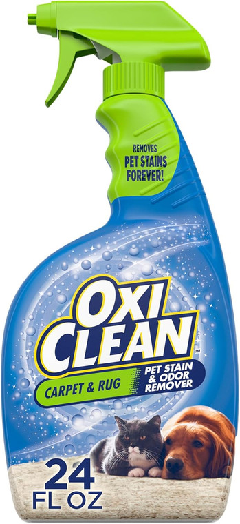 OxiClean Carpet and Pet Stain Remover Spray, 24oz