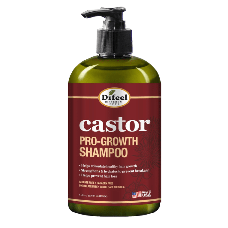 Difeel Castor Pro-Growth Shampoo, 12 oz