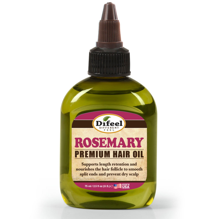 Difeel Rosemary Premium Hair Oil, 2.5 oz