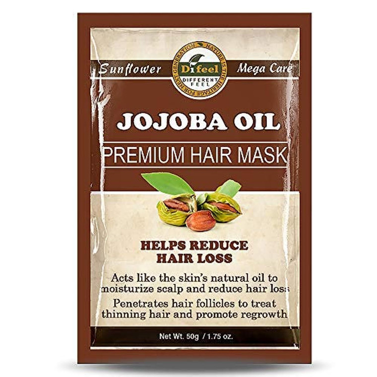 Difeel Premium Deep Conditioning Hair Mask Jojoba Oil, 1.75 OZ