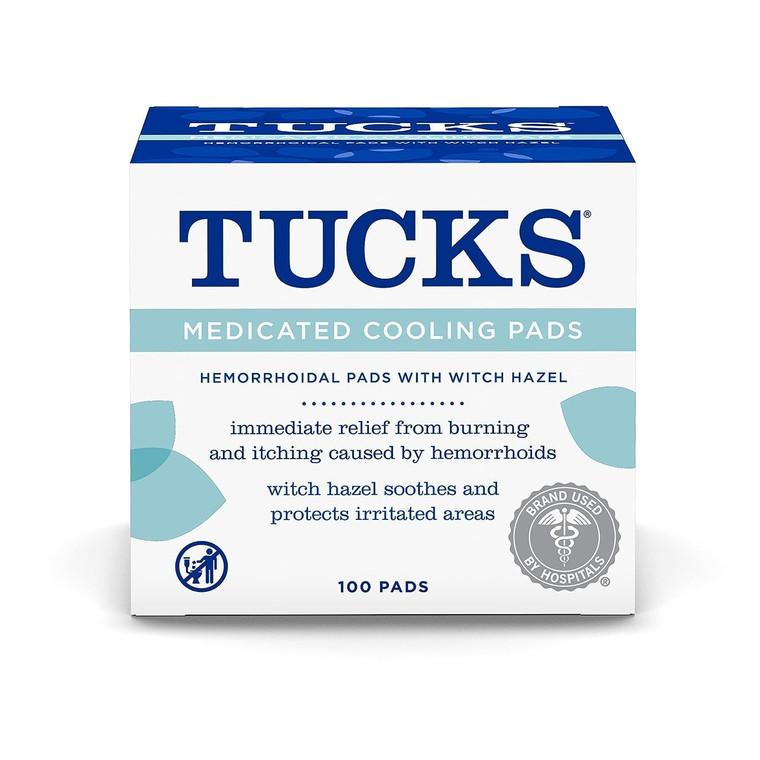 Tucks Medicated Cooling Pads, 100count