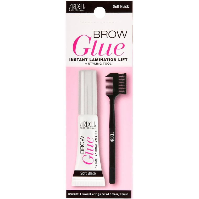 Ardell Brow Glue Soft Black with Styling Brush