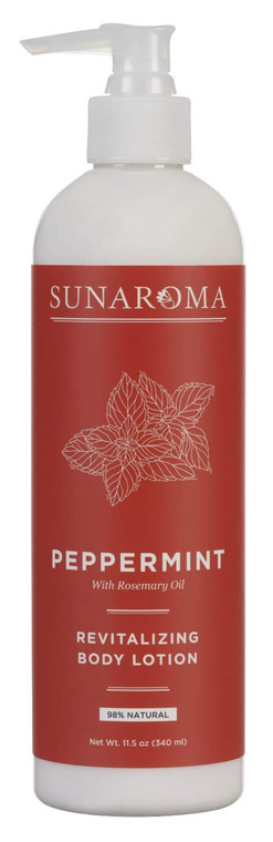 SUNAROMA Lotion Peppermint, 11.5 OZ