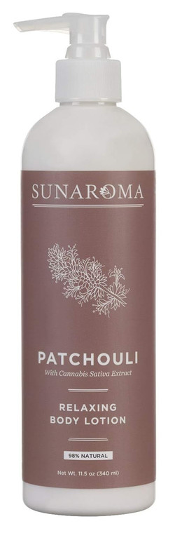 SUNAROMA Lotion Patchouli, 11.5 OZ