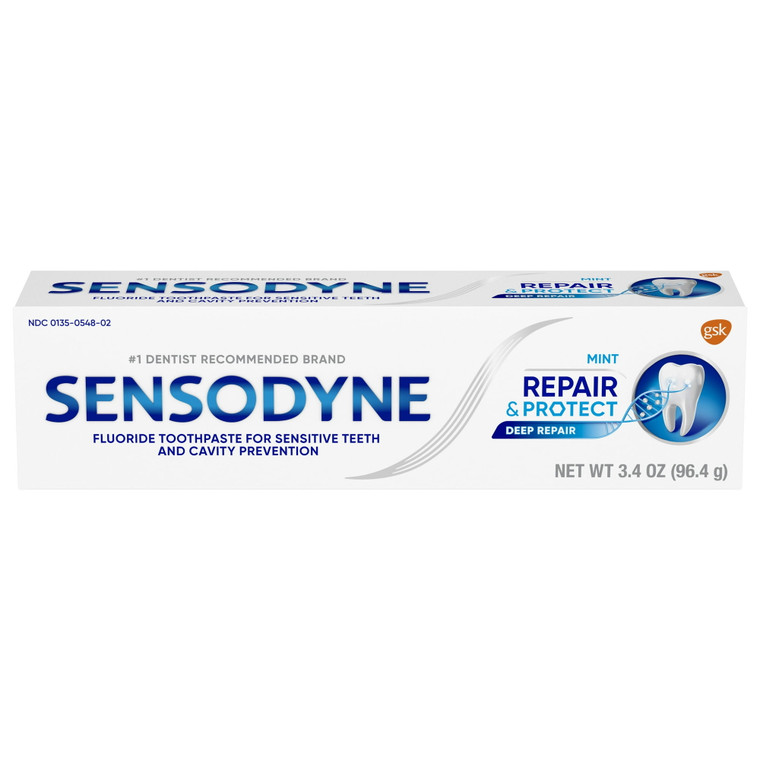 Sensodyne Repair and Protect Mint Toothpaste, 3.4oz