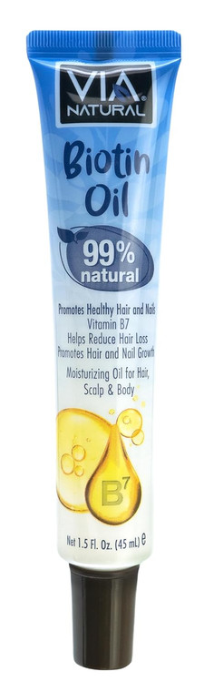 Via Natural 99% Natural Biotin Oil, 1.5 OZ
