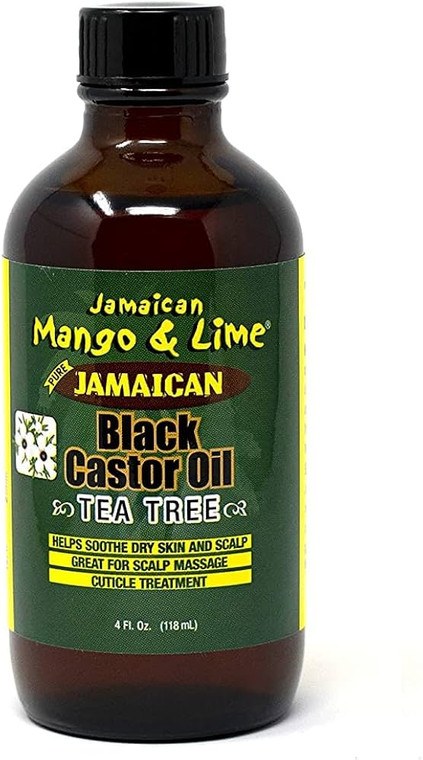 Jamaican Mango & Lime Black Castor Oil Tea Tree, 4 oz